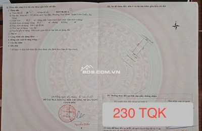 Bán dãy trọ 4 phòng mặt tiền đường Trần Qúy Khoách